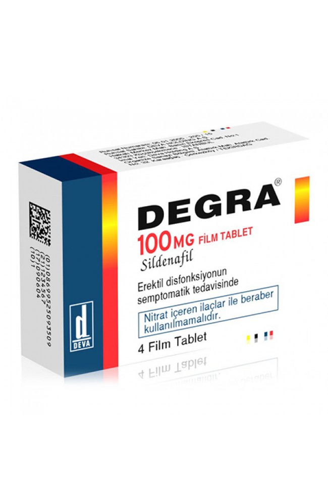 Degra 100 Mg 4 Tablet